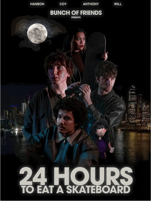 24 hours to eat a skateboard