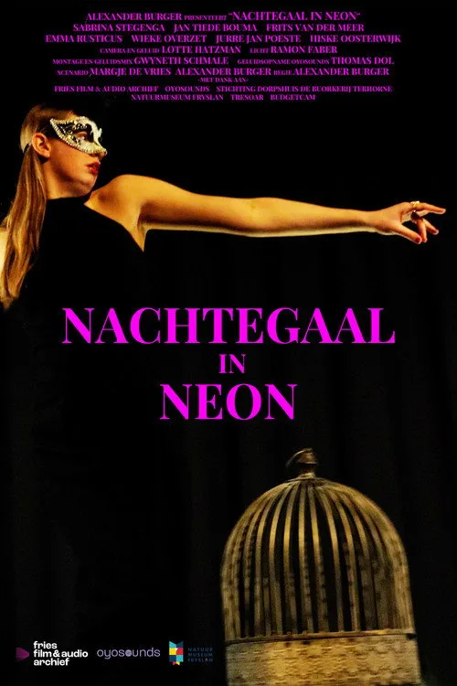 Nachtegaal in neon