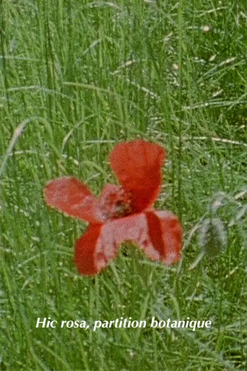 Hic rosa, partition botanique